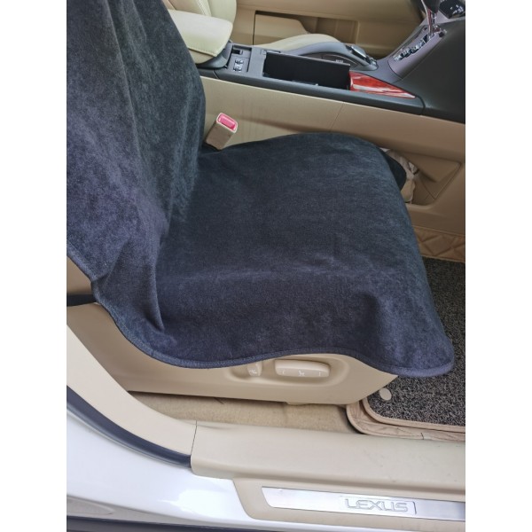  Waterproof Front Car Seat Cover Sweat Towel Nonslip Bucket Seat Cover for Most Vehicles