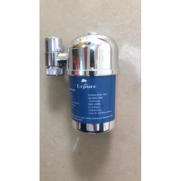 Urpure Faucet Water Filter Stainless-Steel Reduce Chlorine High Water Flow, Water Purifier