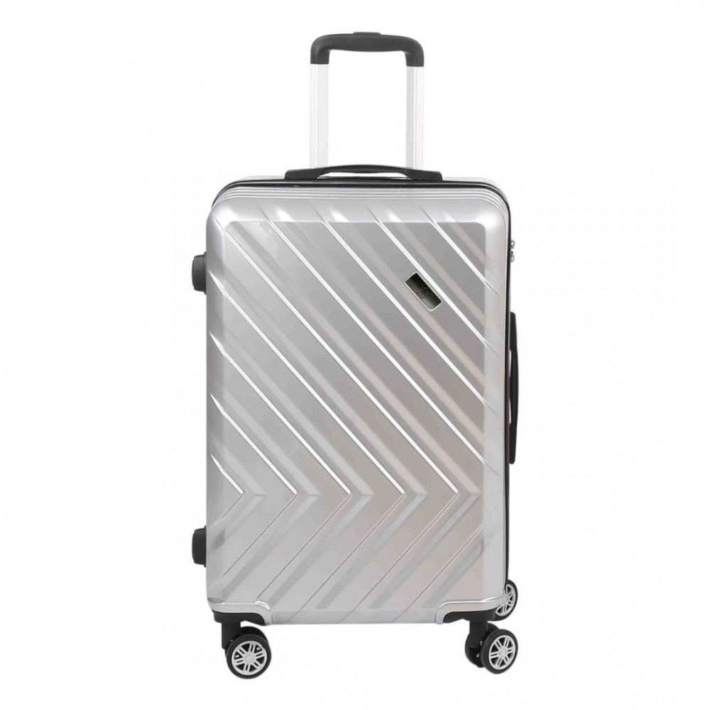   JD Out Of Bounds Lightweight Hardside 4-Wheel Spinner Luggage Checked Suitcase