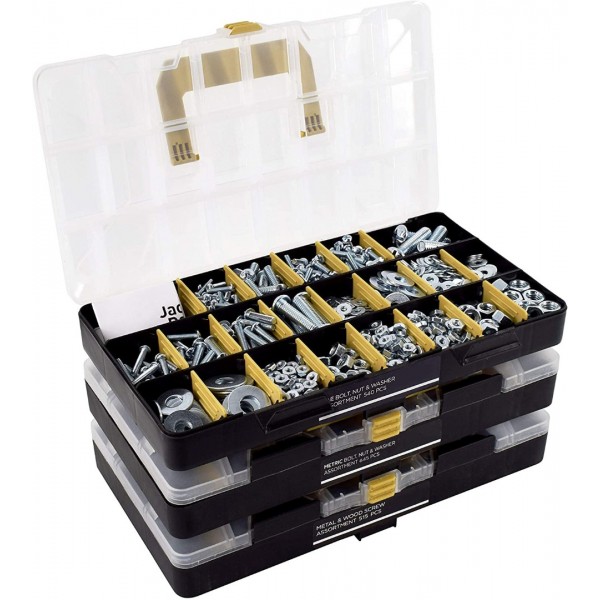 1,700 Piece Hardware Assortment Kit with Screws, N...