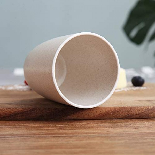  Eco-friendly Unbreakable Reusable Drinking Cup for Adult(12 OZ)