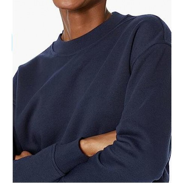 Women's Crop Drop Shoulder Sweatshirt