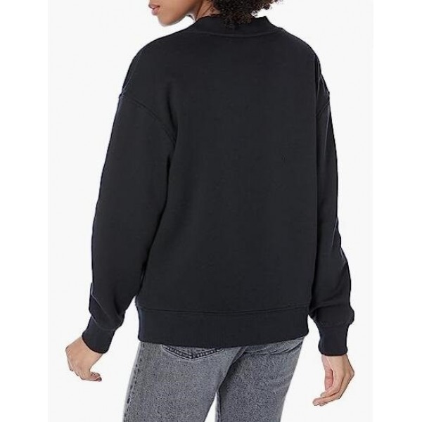 Women's Relaxed-Fit Sweatshirt Cardigan